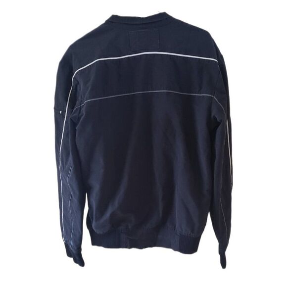 Chevignon Authentic Tailor Made Men's Vintage Black Bomber Jacket - Picture 3 of 4